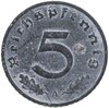 Германия, Третий рейх 5 рейхспфеннигов (reichspfennig) 1940, знак монетного двора: "A" - Берлин, Аукцион: Monetnik за 145 