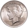 США 1 доллар (dollar) 1923 Peace Dollar (Мирный доллар), без обозначения монетного двора, Аукцион: Monetnik за 5 764 RUB