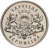 Латвия 1 лат (lats) 2012  Ёжик, Аукцион: Monetnik за 400 
