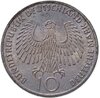 Германия 10 марок (mark) 1972 "XX летние Олимпийские Игры, Мюнхен 1972 - Факел" знак монетного двора: "G" - Карлсруэ, Аукцион: Monetnik за 1 950 RUB