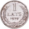 Латвия 1 лат (lats) 1924, Аукцион: Monetnik за 1 125 RUB