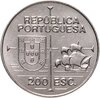 Португалия 200 эскудо (escudos) 1992 "450 лет с момента открытия Калифорнии", Аукцион: Monetnik за 517 RUB