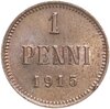 1 пенни (penni) 1915 Российская Финляндия, Аукцион: Monetnik за 318 