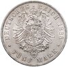 Германская империя (Пруссия) 5 марок (mark) 1888 Фридрих III, Аукцион: Monetnik за 38 390 RUB