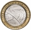 Великобритания 2 pounds (фунта) 2016 "100-летие с начала Первой мировой войны армия Великобритании", Аукцион: Monetnik за 906 