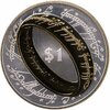 Новая Зеландия 1 доллар 2003 Proof "Властелин Колец - Кольцо всевластия" в оригинальном футляре с сертификатом, Аукцион: Monetnik за 18 990 RUB