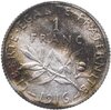 Франция 1 франк 1916, Аукцион: Monetnik за 625 RUB