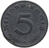 Германия, Третий рейх 5 рейхспфеннигов (reichspfennig) 1941, знак монетного двора: "G" - Карлсруэ, Аукцион: Monetnik за 145 