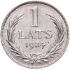 Латвия 1 лат (lats) 1924, Аукцион: Monetnik за 1 190 RUB