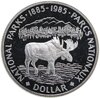 Канада 1 доллар (dollar) 1985 "100 лет национальным Паркам", Аукцион: Monetnik за 2 339 RUB