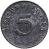 Германия, Третий рейх 5 рейхспфеннигов (reichspfennig) 1941, знак монетного двора: "D" - Мюнхен, Аукцион: Monetnik за 143 