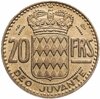 Монако 20 франков (francs) 1951, Аукцион: Monetnik за 590 RUB