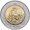 Сан-Марино 500 лир (lire) 1988 "Укрепления Сан-Марино", Аукцион: Monetnik за 406 RUB