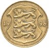 Эстония 1 крона (kroon) 1998-2006, случайная дата, Аукцион: Monetnik за 149 