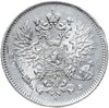 25 пенни (pennia) 1917 S  гербовый орёл с коронами, монета для Финляндии, Аукцион: Monetnik за 550 RUB