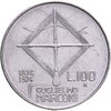 Италия 100 лир 1974 "100 лет со дня рождения Гульельмо Маркони", Аукцион: Monetnik за 350 RUB