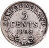 Ньюфаундленд 5 центов (cents) 1908, Аукцион: Monetnik за 1 150 