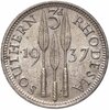 Южная Родезия 3 пенса 1937, Аукцион: Monetnik за 2 914 