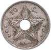 Бельгийское Конго 10 сантимов (centimes) 1922, Аукцион: Monetnik за 360 RUB