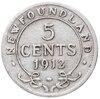 Ньюфаундленд 5 центов (cents) 1912, Аукцион: Monetnik за 1 316 RUB