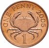 Гернси 1 пенни 2006 Краб, Аукцион: Monetnik за 147 RUB