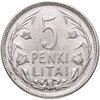 Литва 5 литов (litai) 1925, Аукцион: Monetnik за 2 900 