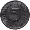 Германия, Третий рейх 5 рейхспфеннигов (reichspfennig) 1943, знак монетного двора: "G" - Карлсруэ, Аукцион: Monetnik за 143 