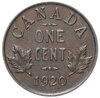 Канада 1 цент 1920, Аукцион: Monetnik за 650 