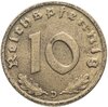 Германия (Третий Рейх) 10 рейхспфеннигов 1937, знак монетного двора: "D" - Мюнхен, Аукцион: Monetnik за 590 RUB
