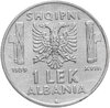 Албания 1 лек (lek) 1939  итальянская оккупация магнитный, Аукцион: Monetnik за 787 RUB