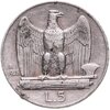 Италия 5 лир 1928, Аукцион: Monetnik за 1 250 RUB