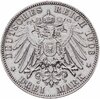 Германия (Империя) 3 марки (mark) 1908 J  Гамбург, Аукцион: Monetnik за 3 120 