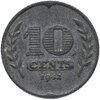 Нидерланды 10 центов (cents) 1942, Аукцион: Monetnik за 185 RUB