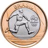 Бразилия 1 real (реал) 2014 "XXXI летние Олимпийские Игры, Рио-де-Жанейро 2016 athletics (легкая атлетика)", Аукцион: Monetnik за 296 RUB