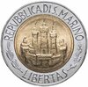 Сан-Марино 500 лир 1984 "Альберт Эйнштейн", Аукцион: Monetnik за 406 RUB