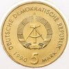 Германия (ГДР) 5 марок (mark) 1990 "500 лет почте" в конверте, Аукцион: Monetnik за 1 100 RUB
