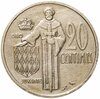 Монако  20  сантимов (centimes) 1962, Аукцион: Monetnik за 470 