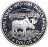 Канада 1 доллар (dollar) 1985  100 лет Национальным паркам, Аукцион: Monetnik за 2 640 RUB
