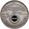 Третий Рейх 5 рейхсмарок (reichsmark) "J" 1937, Аукцион: Monetnik за 2 154 RUB