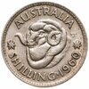 Австралия 1 шиллинг (shilling) 1953-1963 [серебро 5.65 грамм], Аукцион: Monetnik за 555 