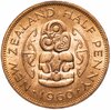 Новая Зеландия 1/2 пенни (penny) 1960, Аукцион: Monetnik за 327 