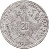 Австрия 20 крейцеров (kreuzer) 1868, Аукцион: Monetnik за 1 550 RUB