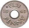 Фиджи 1 пенни (penny) 1949, Аукцион: Monetnik за 400 RUB
