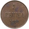 5 пенни (pennia) 1898, Аукцион: Monetnik за 540 RUB
