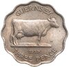 Остров Гернси 3 пенса (pence) 1959 (толщина 2,6 мм), Аукцион: Monetnik за 470 RUB
