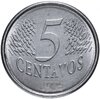 Бразилия 5 сентаво (centavos) 1994-1997, случайная дата, Аукцион: Monetnik за 49 