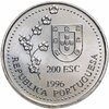 Португалия 200 эскудо (escudos) 1996 "Путешествие на Тайвань в 1582 году", Аукцион: Monetnik за 790 RUB