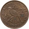 Новая Зеландия 1 пенни (penny) 1959, Аукцион: Monetnik за 370 