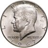 США 50 центов (1/2 доллара, half dollar) 1967  Kennedy Half Dollar (Кеннеди), Аукцион: Monetnik за 376 