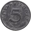 Германия, Третий рейх 5 рейхспфеннигов (reichspfennig) 1941, знак монетного двора: "D" - Мюнхен, Аукцион: Monetnik за 322 